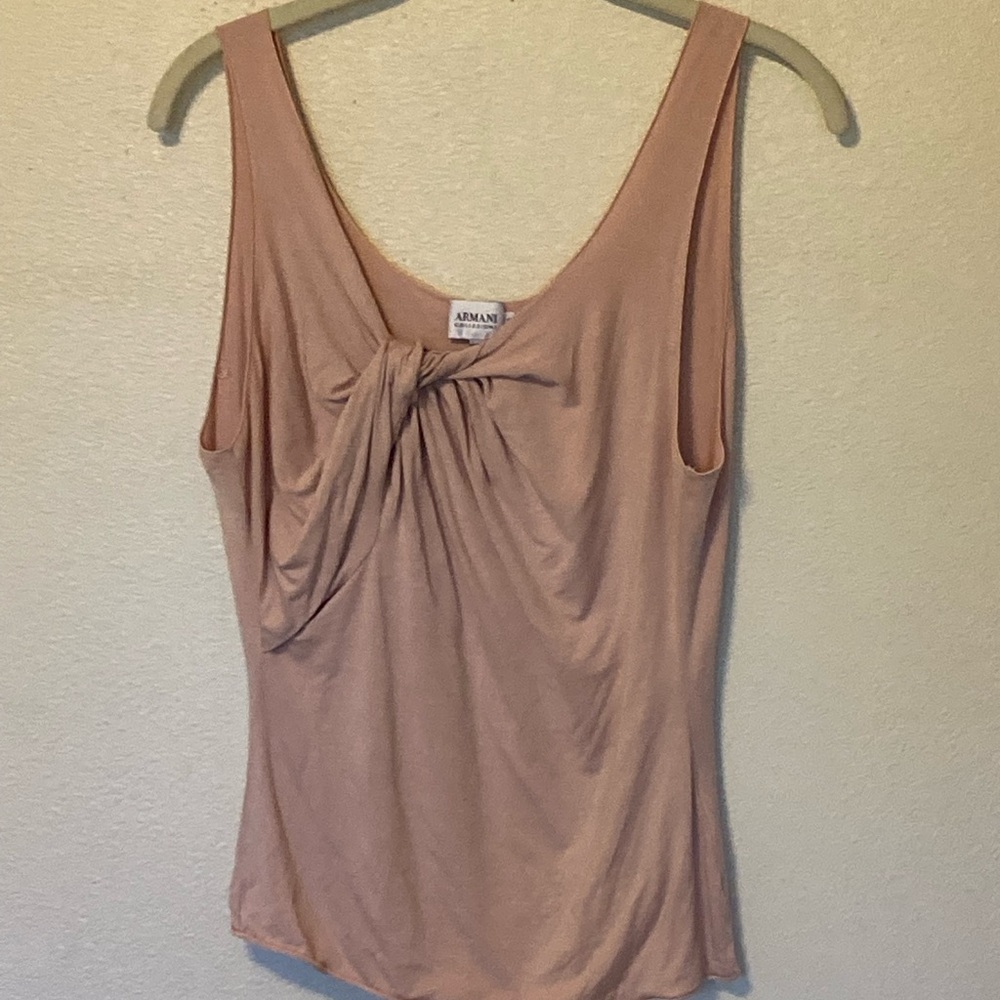 Armani Tank in Blush Pink